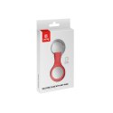 Crong Silicone Case with Key Ring - Brelok do Apple AirTag (czerwony)