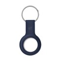 Crong Silicone Case with Key Ring - Brelok do Apple AirTag (granatowy)