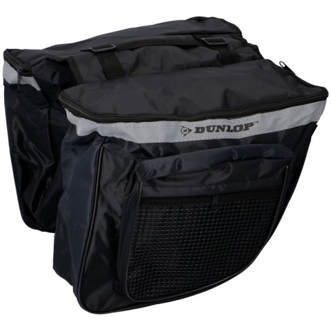 Dunlop - Torba / sakwa rowerowa na bagażnik duża 26 l (Czarny)