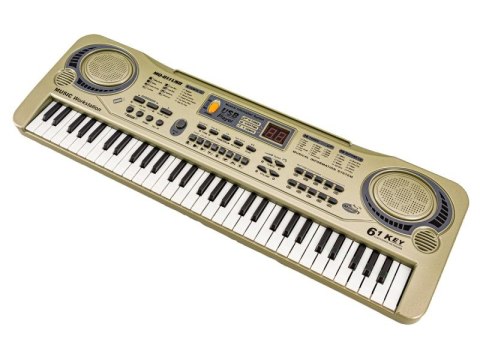 Keyboard MQ-811 Organki, 61 Klawiszy, Zasilacz, Mikrofon, USB Keyboard MQ-811 Organki, 61 Klawiszy, Zasilacz, Mikrofon, USB