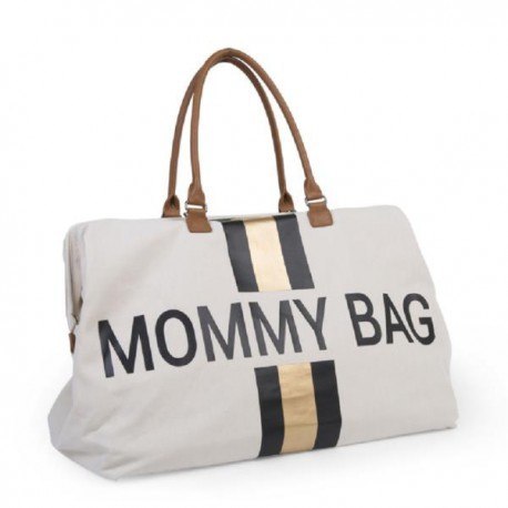 Childhome torba mommy bag paski czarno-złote Childhome torba mommy bag paski czarno-złote