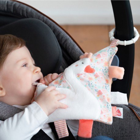 Babyfehn, jezioro łabędzie, zawieszka, szmatka sensoryczna, Babyfehn, jezioro łabędzie, zawieszka, szmatka sensoryczna,