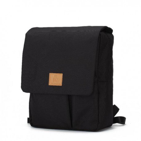 My bag's plecak reflap eco black/cream My bag's plecak reflap eco black/cream