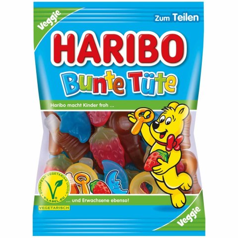 Haribo Bunte Tüte Żelki Wegańskie 200 g