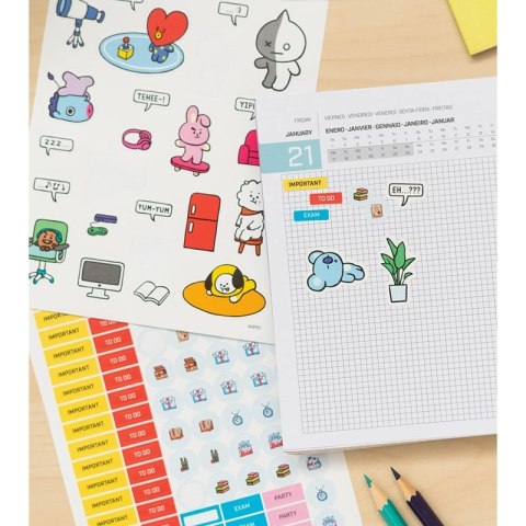 Line Friends BT21 - Kalendarz / Planner szkolny 2021/2022 (niebieski) Line Friends BT21 - Kalendarz / Planner szkolny 2021/2022 (niebieski)