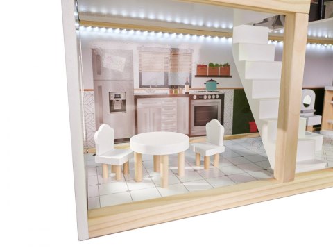 Domek dla lalek drewniany apartament Ikonka boho Domek dla lalek drewniany apartament Ikonka boho