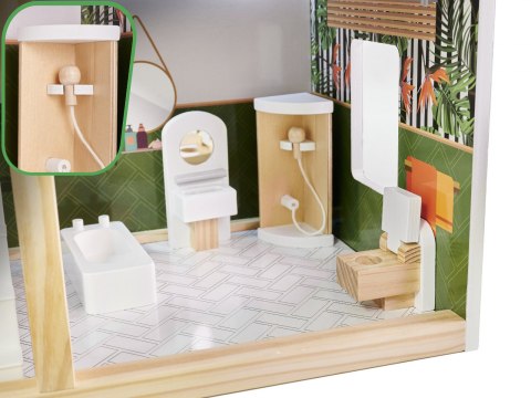 Domek dla lalek drewniany apartament Ikonka boho Domek dla lalek drewniany apartament Ikonka boho