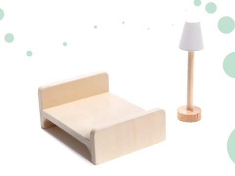 Domek dla lalek drewniany apartament Ikonka boho Domek dla lalek drewniany apartament Ikonka boho