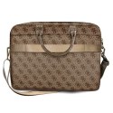 Guess 4G Big Metal Logo Computer Bag - Torba na notebooka 15" (brązowy)