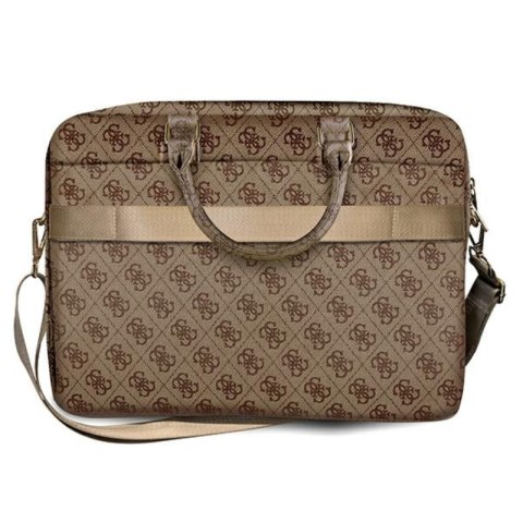 Guess 4G Big Metal Logo Computer Bag - Torba na notebooka 15" (brązowy) Guess 4G Big Metal Logo Computer Bag - Torba na notebooka 15" (brązowy)