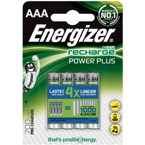 AKUMULATORKI ENERGIZER POWER PLUS AAA 700mAh (4) AKUMULATORKI ENERGIZER POWER PLUS AAA 700mAh (4)