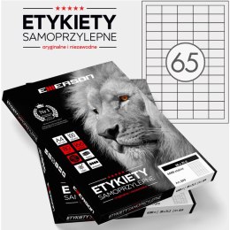 ETYKIETY 38 X 21.2 MM. 65 SZT/A4 EMERSON UNIWERSALNE