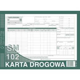 KARTA DROGOWA - CIĘŻAROWY (NUMEROWANA). (OFFSET) MICHALCZYK I PROKOP A4