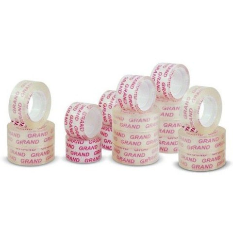 TAŚMA KLEJĄCA GRAND 12 MM X 20 Y SŁUPEK - 12 SZT TAŚMA KLEJĄCA GRAND 12 MM X 20 Y SŁUPEK - 12 SZT