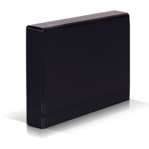 TECZKA KARTONOWA VAUPE BOX CARIBIC A4, CZARNY TECZKA KARTONOWA VAUPE BOX CARIBIC A4, CZARNY