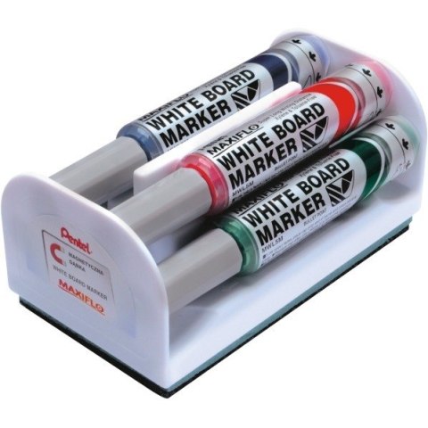 MARKER SUCHOŚCIERALNY PENTEL MWL5M MIX 4 KOL. W OP. MARKER SUCHOŚCIERALNY PENTEL MWL5M MIX 4 KOL. W OP.