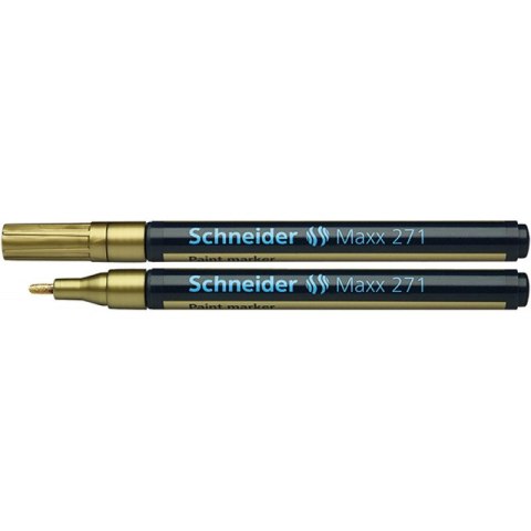 MARKER OLEJOWY SCHNEIDER MAXX 271, ZŁOTY MARKER OLEJOWY SCHNEIDER MAXX 271, ZŁOTY