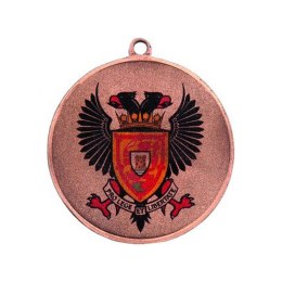 Medal Brązowy Z Miejscem Na Emblemat 25 Mm - Medal Stalowy Z Nadrukiem Luxor Jet