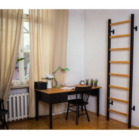 Drabinka gimnastyczna drewniano metalowa na 4 uchwyty BenchK 210B Drabinka gimnastyczna drewniano metalowa na 4 uchwyty BenchK 210B