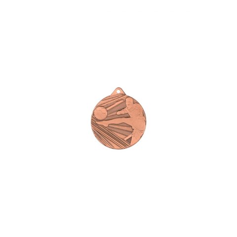 Medal 50mm stalowy brązowy piłka nożna ME001/B Medal 50mm stalowy brązowy piłka nożna ME001/B