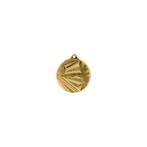 Medal 50mm stalowy złoty piłka nożna ME001/G Medal 50mm stalowy złoty piłka nożna ME001/G