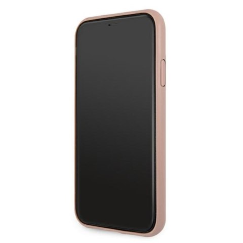 Guess 4G Big Metal Logo - Etui iPhone 11 (różowy) Guess 4G Big Metal Logo - Etui iPhone 11 (różowy)