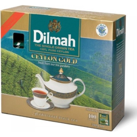 HERBATA DILMAH CEYLON GOLD 100SZT