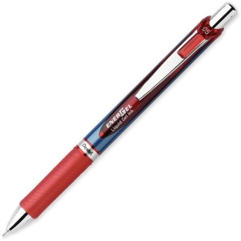 CIENKOPIS AUTOMATYCZNY PENTEL ENERGEL BLN75, CZERWONY