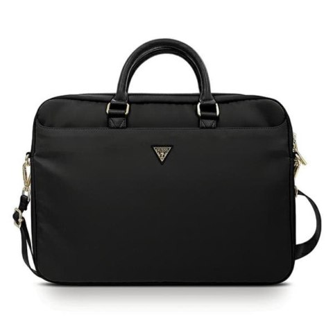Guess Nylon Computer Bag - Torba na notebooka 15" / 16" (czarny) Guess Nylon Computer Bag - Torba na notebooka 15" / 16" (czarny)