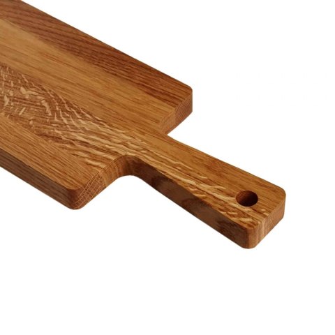Drewniana Deska do Krojenia z rączką 39,5x13 - Dąb Drewniana Deska do Krojenia z rączką 39,5x13 - Dąb