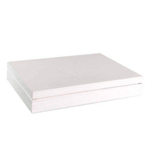Drewniane Pudełko z magnesem 20x14 - białe Drewniane Pudełko z magnesem 20x14 - białe