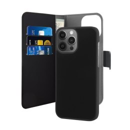 PURO Wallet Detachable - Etui 2w1 iPhone 13 Pro (czarny)