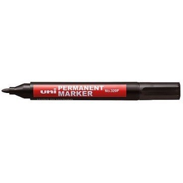 MARKER PERMANENTNY UNI 320F OKRĄGŁY, CZERWONY MARKER PERMANENTNY UNI 320F OKRĄGŁY, CZERWONY