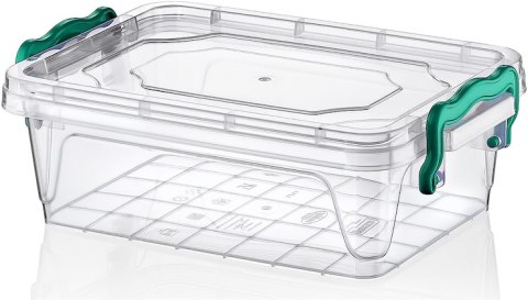 Pojemnik plastikowy 1,2L PROSTOKĄT MULTI BOX z pokrywką Pojemnik plastikowy 1,2L PROSTOKĄT MULTI BOX z pokrywką