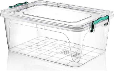 Pojemnik plastikowy 20L PROSTOKĄT MULTI BOX z pokrywą Pojemnik plastikowy 20L PROSTOKĄT MULTI BOX z pokrywą