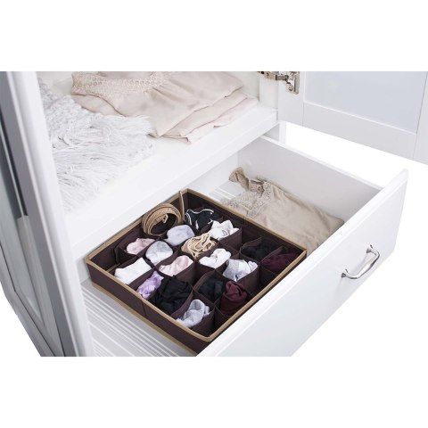 Organizer do szuflady 34x31x8cm BRĄZ Organizer do szuflady 34x31x8cm BRĄZ