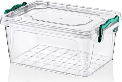 Pojemnik plastikowy 1,5L PROSTOKĄT MULTI BOX z pokrywką Pojemnik plastikowy 1,5L PROSTOKĄT MULTI BOX z pokrywką