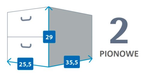 Pudełko kartonowe 2 szuflady pionowe SZKOŁA ALFABET Pudełko kartonowe 2 szuflady pionowe SZKOŁA ALFABET