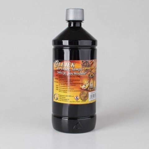 Paliwo olej do lamp, pochodni i świec 1,0L CYNAMON Paliwo olej do lamp, pochodni i świec 1,0L CYNAMON