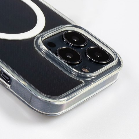 Crong Clear MAG Cover - Etui iPhone 13 mini MagSafe (przezroczysty) Crong Clear MAG Cover - Etui iPhone 13 mini MagSafe (przezroczysty)