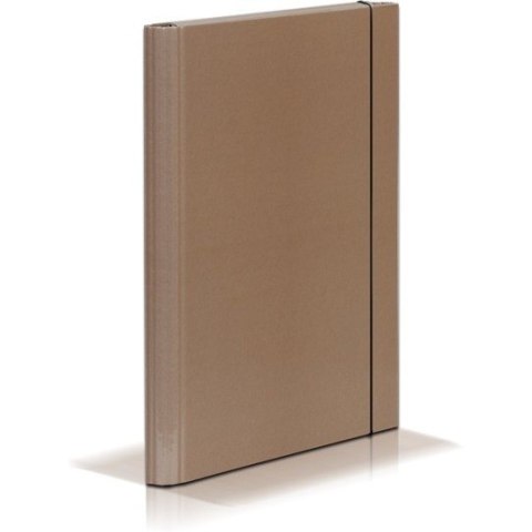 TECZKA SKRZYDŁOWA Z GUMKĄ A4 40 MM VAUPE, KAWOWY TECZKA SKRZYDŁOWA Z GUMKĄ A4 40 MM VAUPE, KAWOWY