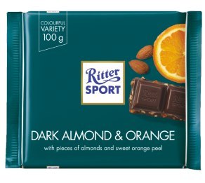 Ritter Sport Ciemny Migdał i Pomarańcza 100 g