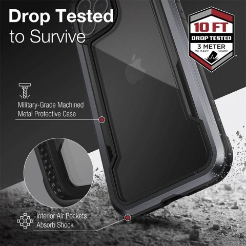 X-Doria Raptic Shield Pro - Etui iPhone 13 Pro Max (Anti-bacterial) (Black) X-Doria Raptic Shield Pro - Etui iPhone 13 Pro Max (Anti-bacterial) (Black)