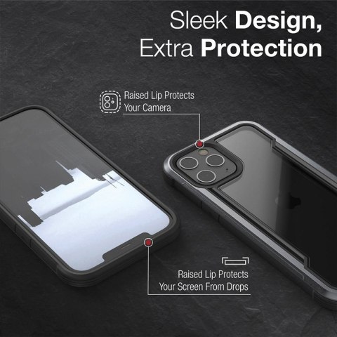 X-Doria Raptic Shield Pro - Etui iPhone 13 Pro Max (Anti-bacterial) (Black) X-Doria Raptic Shield Pro - Etui iPhone 13 Pro Max (Anti-bacterial) (Black)
