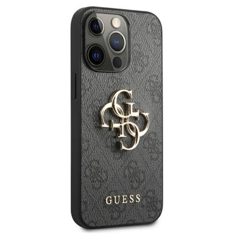 Guess 4G Big Metal Logo - Etui iPhone 13 Pro Max (szary) Guess 4G Big Metal Logo - Etui iPhone 13 Pro Max (szary)