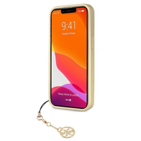 Guess 4G Charms Collection - Etui iPhone 13 Pro (brązowy) Guess 4G Charms Collection - Etui iPhone 13 Pro (brązowy)