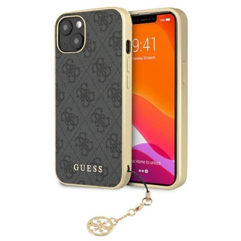 Guess 4G Charms Collection - Etui iPhone 13 (szary) Guess 4G Charms Collection - Etui iPhone 13 (szary)