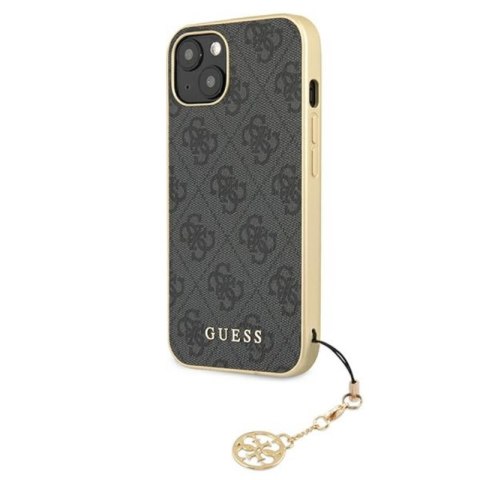 Guess 4G Charms Collection - Etui iPhone 13 (szary) Guess 4G Charms Collection - Etui iPhone 13 (szary)