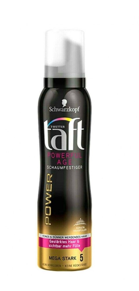 Taft Powerful Age Keratin 5 Pianka do Włosów 150 ml