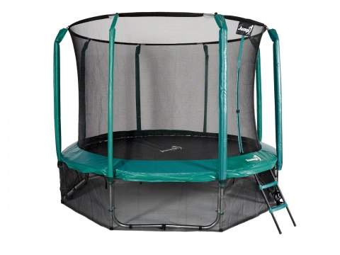 Trampolina Ogrodowa Z Wewnętrzną Siatką Jumpi Maxy Comfort 312cm/10FT Zielona Trampolina Ogrodowa Z Wewnętrzną Siatką Jumpi Maxy Comfort 312cm/10FT Zielona
